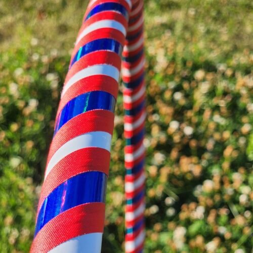 Adult Red, White, and Blue Hula Hoop