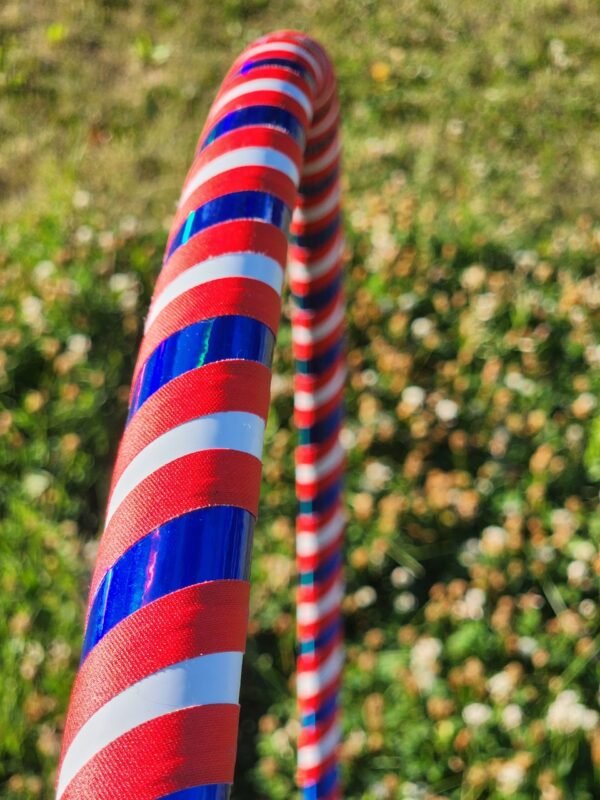 Adult Red, White, and Blue Hula Hoop