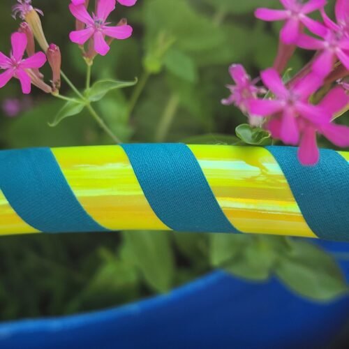 Yellow and Teal Hula Hoop
